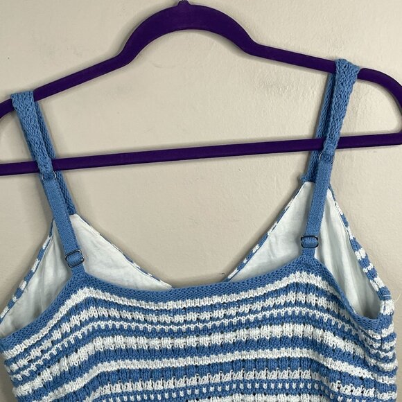 Hollister Crochet Crop Top Womens XLarge Boho Festival Hippie Spaghetti Strap - Picture 7 of 10